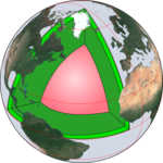 The Earth's core, lower mantle, and upper mantle © S. Merkel, Univ. Lille, France
