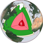 The Earth's inner core, outer core, and lower mantle © S. Merkel, Univ. Lille, France